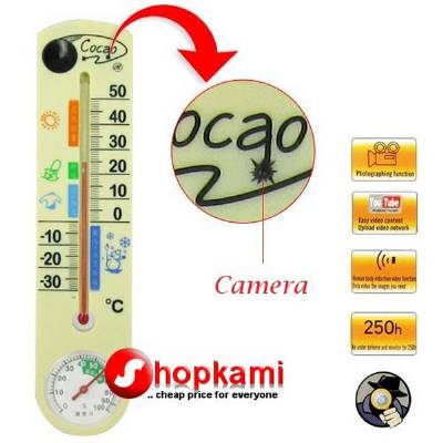 Spy Thermometer Hidden Camera 